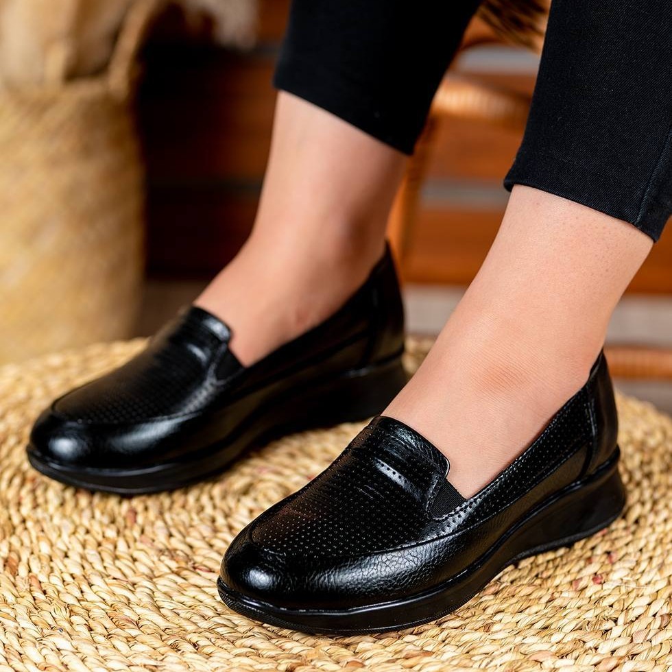 کفش طبی زنانه چرم کد 565619