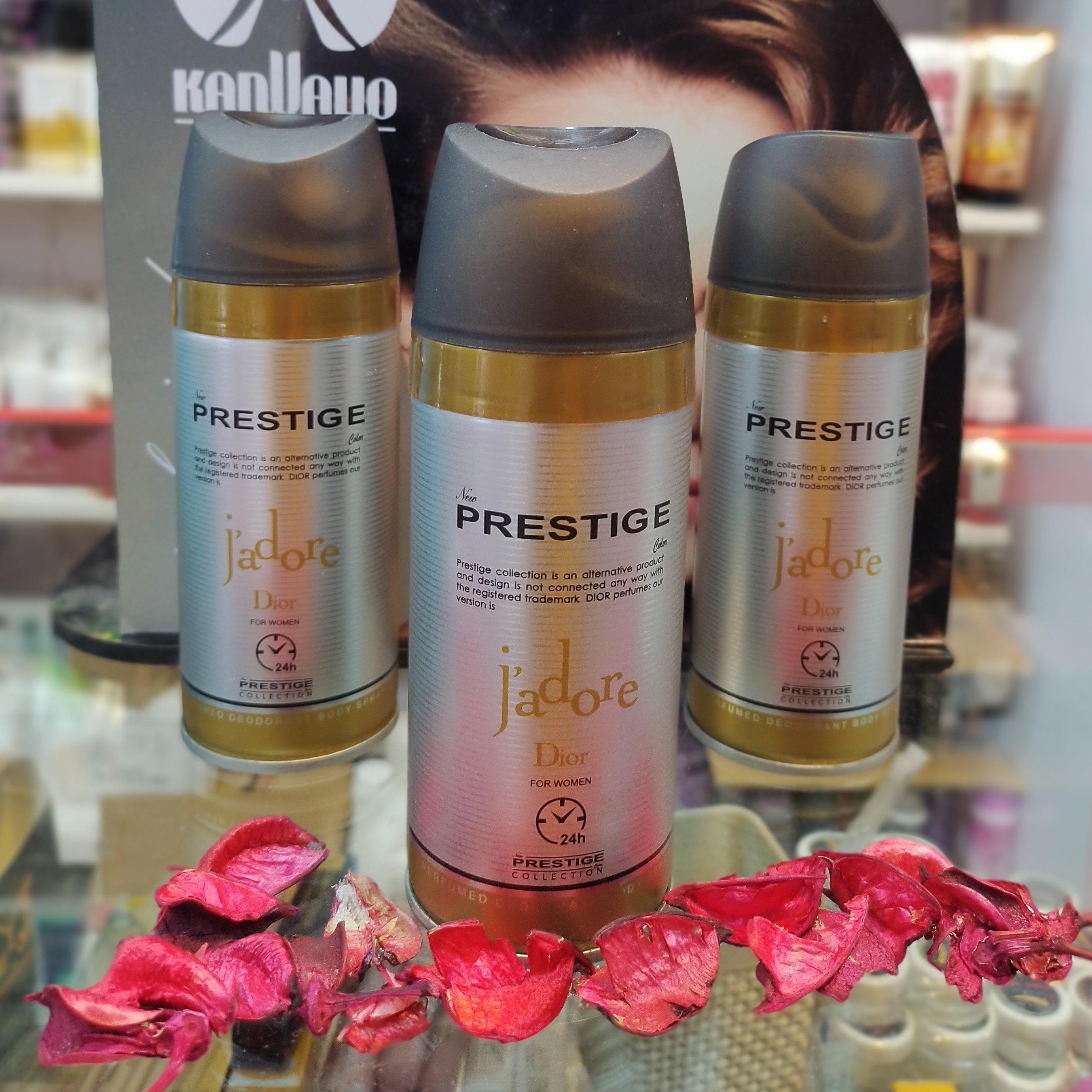 اسپری خوشبوکننده بدن پرستیژ مدل جادور jadore حجم 150 میل