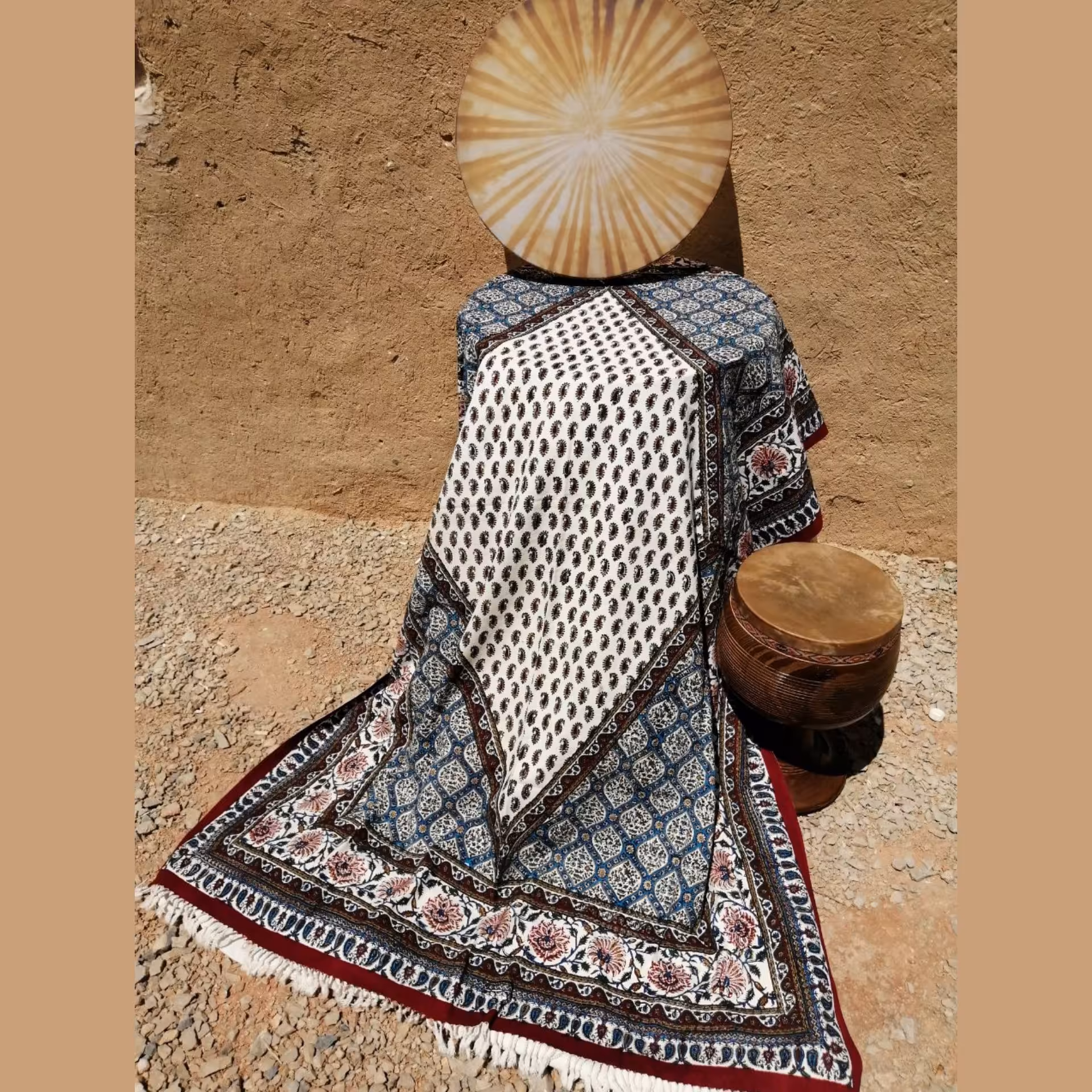 سفره 8 نفره قلمکار اعلا طرح شیخ لطف الله 