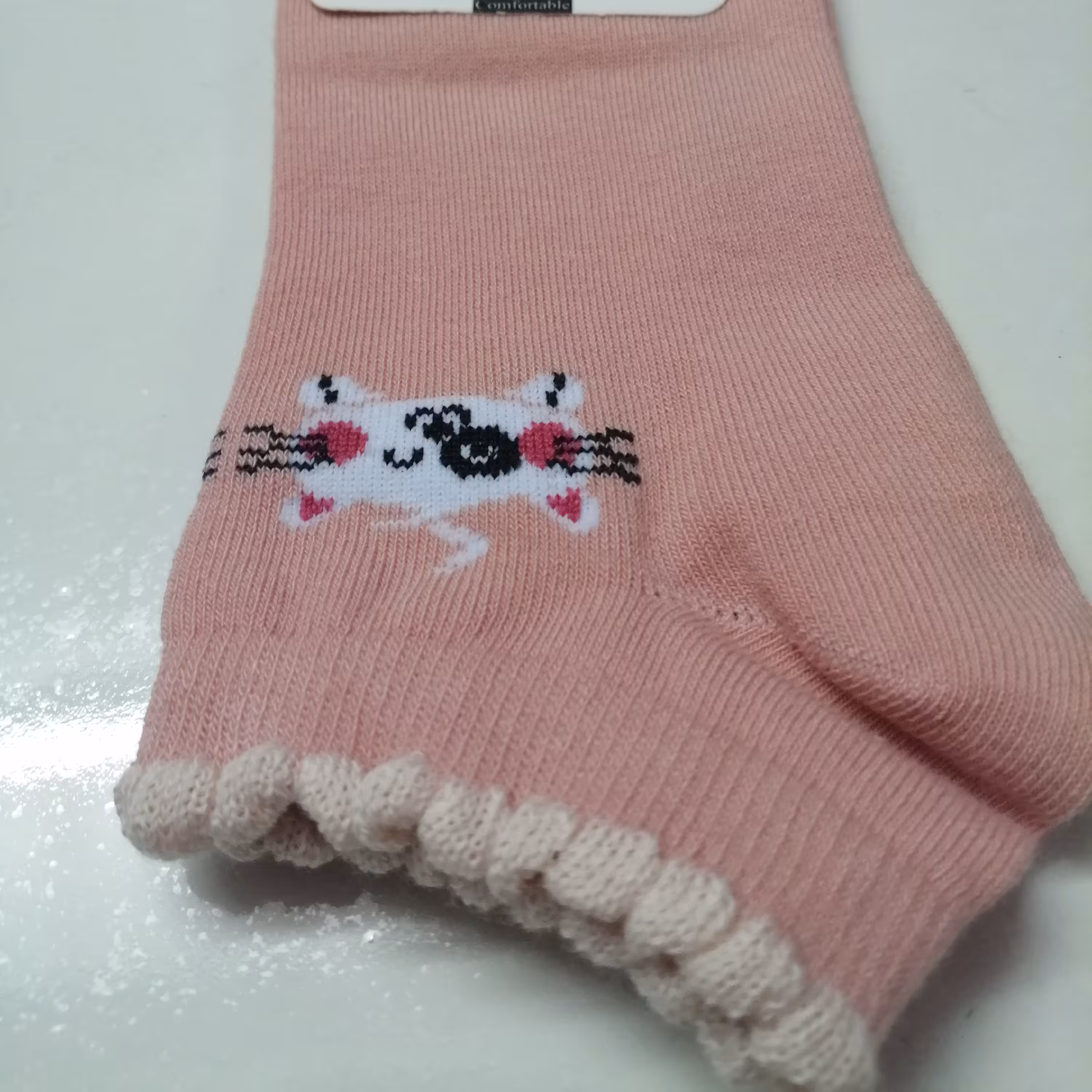 جوراب مچی فانتزی با کش چین چینی نخ پنبه تراکم بالا و باکیفیت فری سایز 