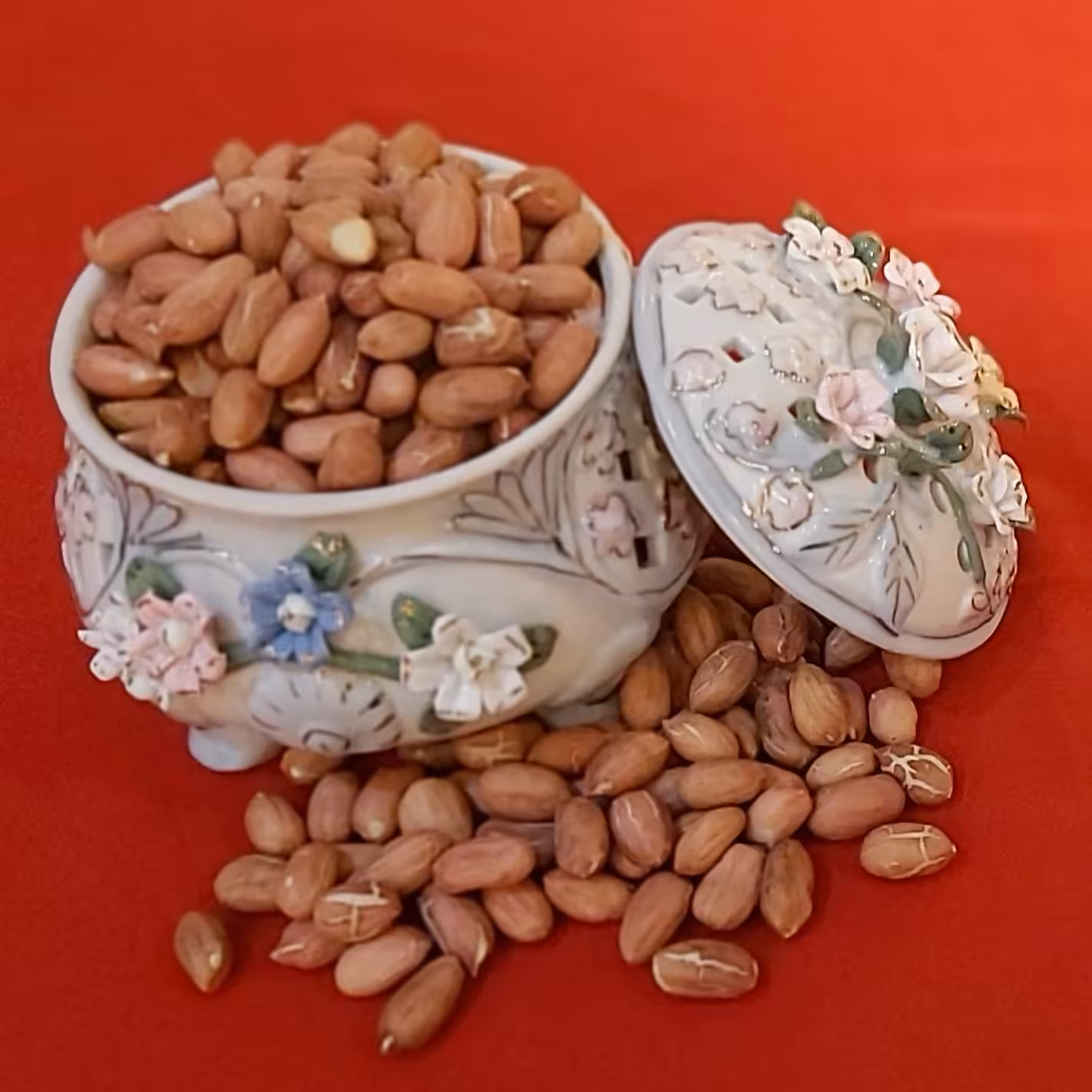 بادام زمینی خام نیم کیلویی