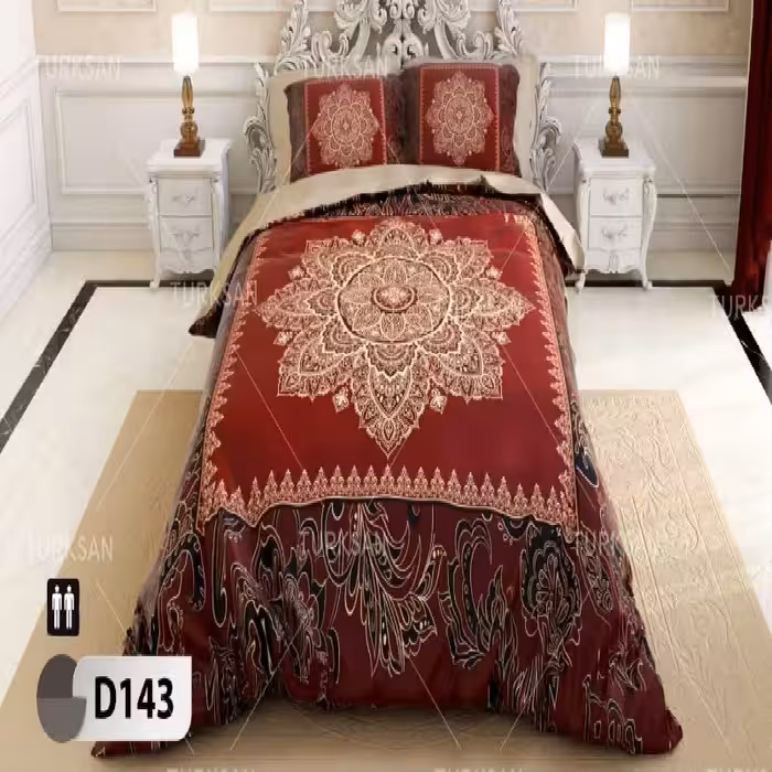 سرویس روتختی ترکسان کد D-143 دونفره 6 تکه