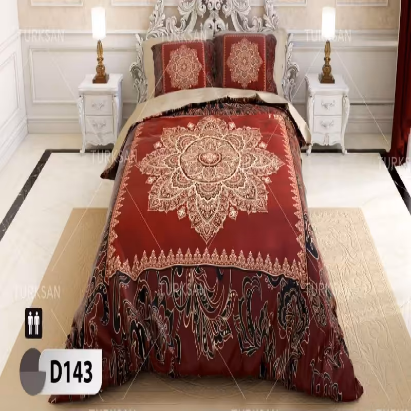 سرویس روتختی ترکسان کد D-143 دونفره 6 تکه