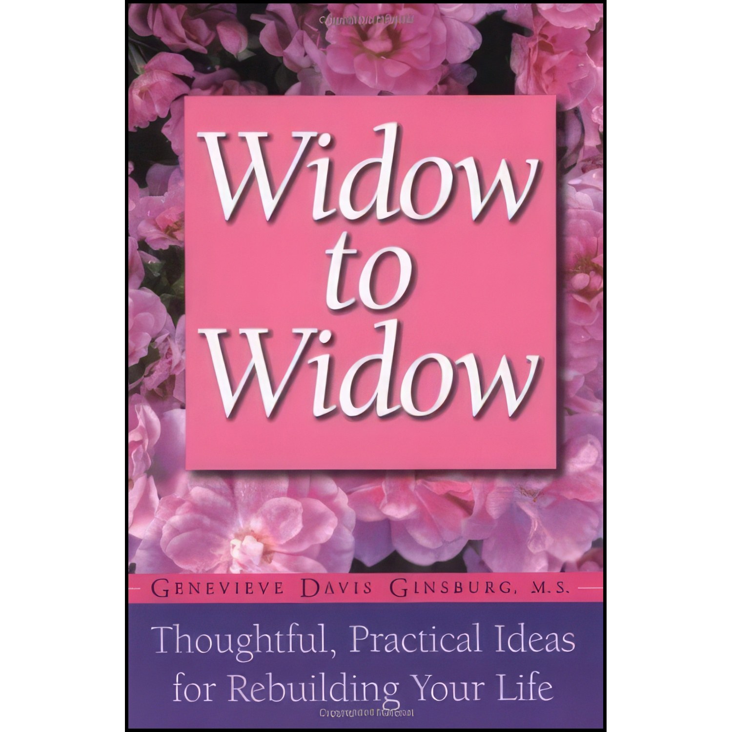 کتاب زبان اصلی Widow To Widow اثر Genevieve Davis Ginsburg