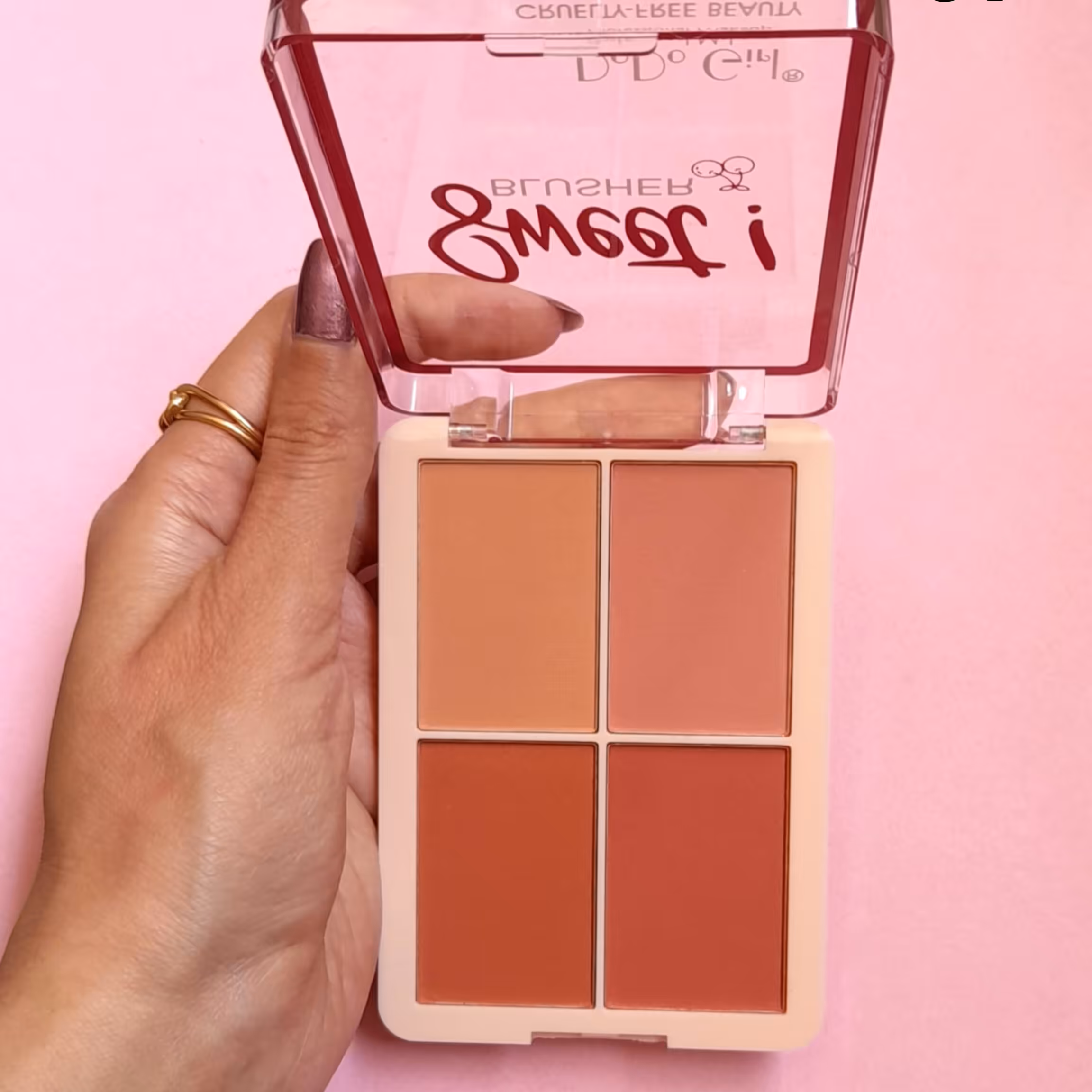 پالت رژگونه دودوگرل 4 رنگ