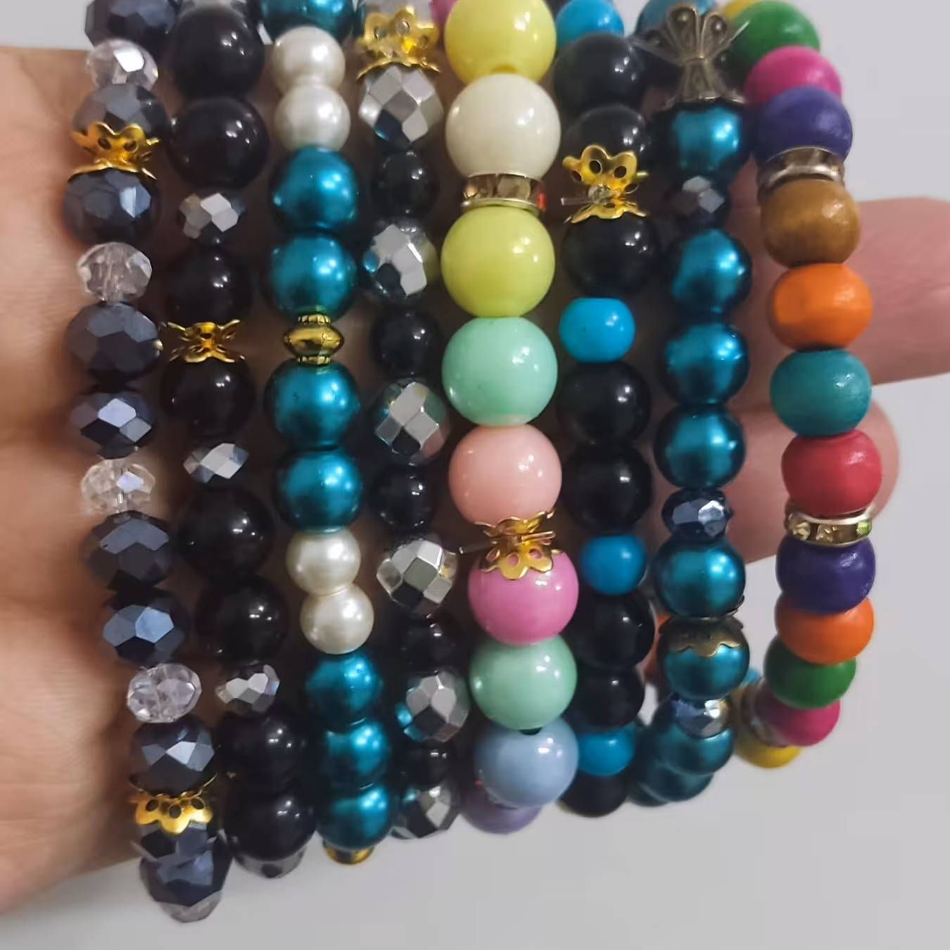 دستبند مهره دار،مروارید