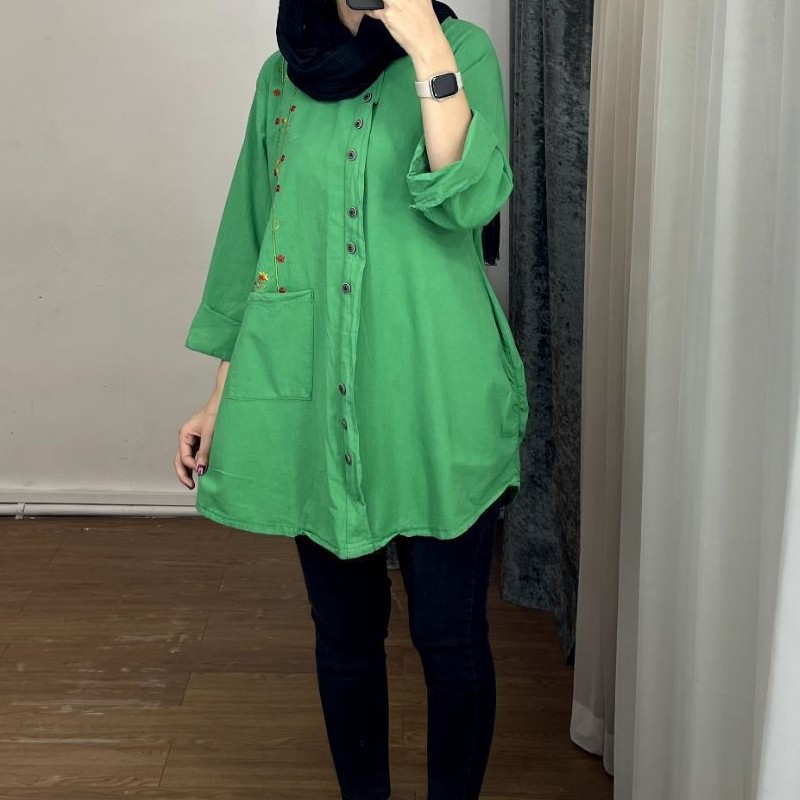 مانتو گلدوزی حنا