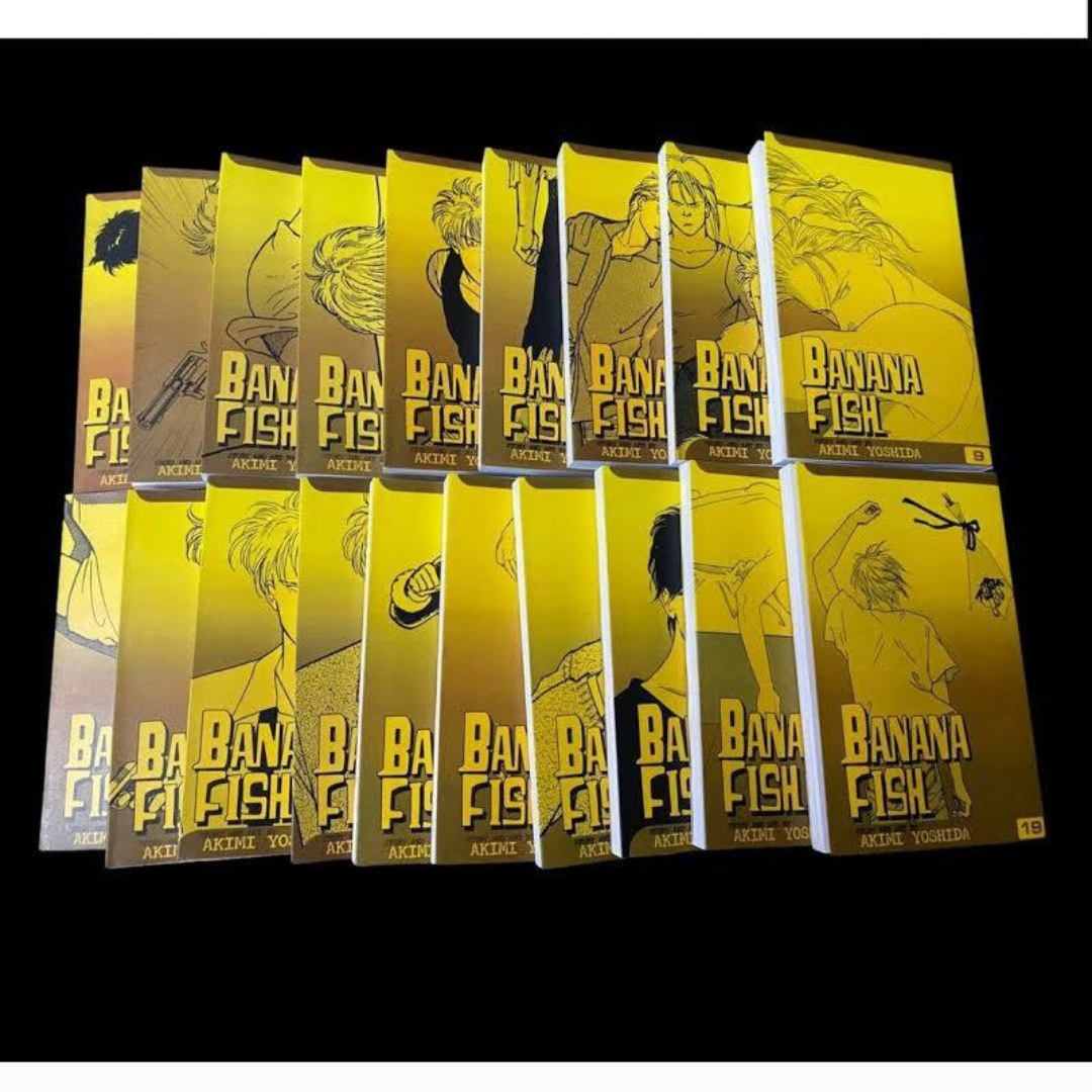 مانگا banana fish مانگا بناها فیش از جلد 1تا 19(اخر)