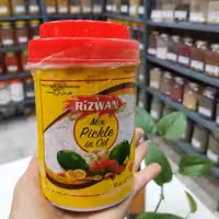 ترشی انبه  پاکستانی مخلوط روغنی رضوان 400گرمی Rizwan بهداشتی و تمیز