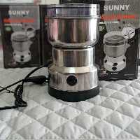 آسیاب برقی 4 تیغه  مارک SUUNY سانی 200 ولت کاسه استیل ضد زنگ برای آسیاب قهوه و برنج و خشکبار  ظرفیت 50 گرم 
