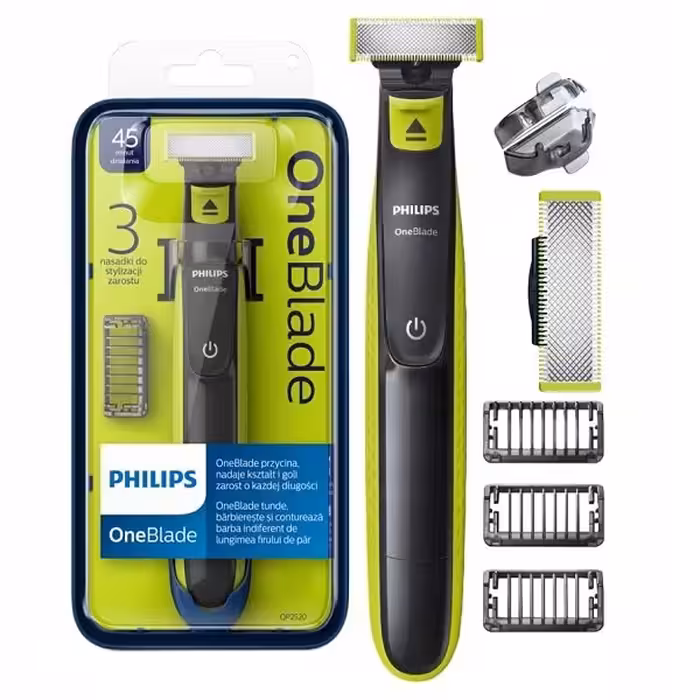 ماشین اصلاح فیلیپس Philips QP2520/30 – دارای 3 شانه برای اصلاح و 1 تیغه – سبز ا philips qp2520 30 shaver green
