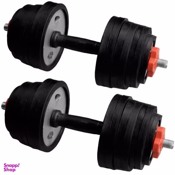 دمبل مدل A2 وزن 10 کیلوگرم بسته 2 عددی