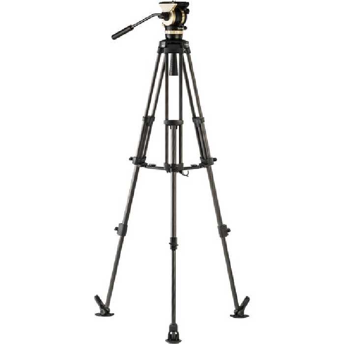 سه پایه فیلمبرداری لیبک مدل Libec NX-100MC Carbon Fiber Tripod System with NH10 Head, Mid-Spreader, Feet & Carry Case