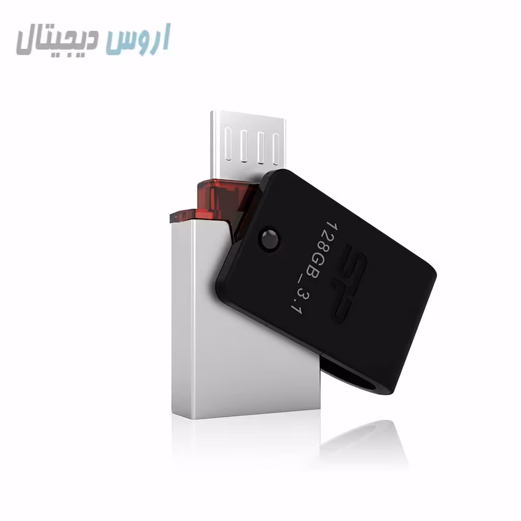 فلش 32 گیگ سیلیکون پاور OTG و USB مدل X31 USB 3.1