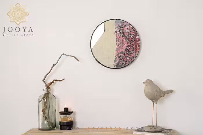 آینه دکوراتیو طرح بته جقه