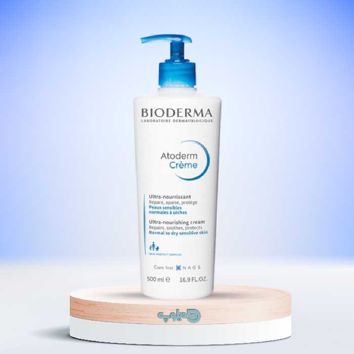 کرم اتودرم بایودرماBioderma Atoderm  مناسب پوست نرمال تا خشک حجم 500 میل