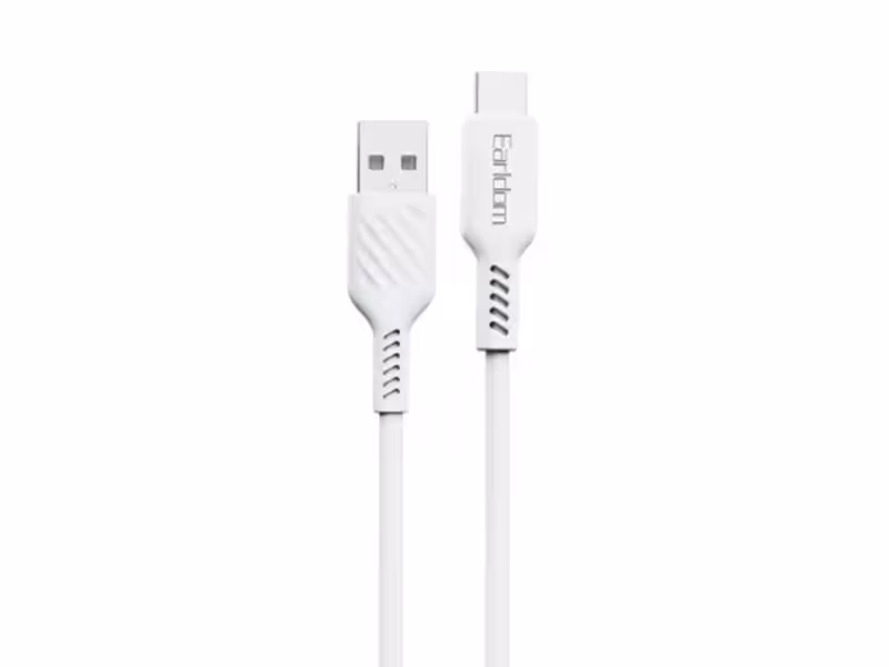 کابل  فست شارژ یو اس بی به تایپ سی 2.4 آمپر یک متری ارلدام Earldom EC-171C USB-C Cable