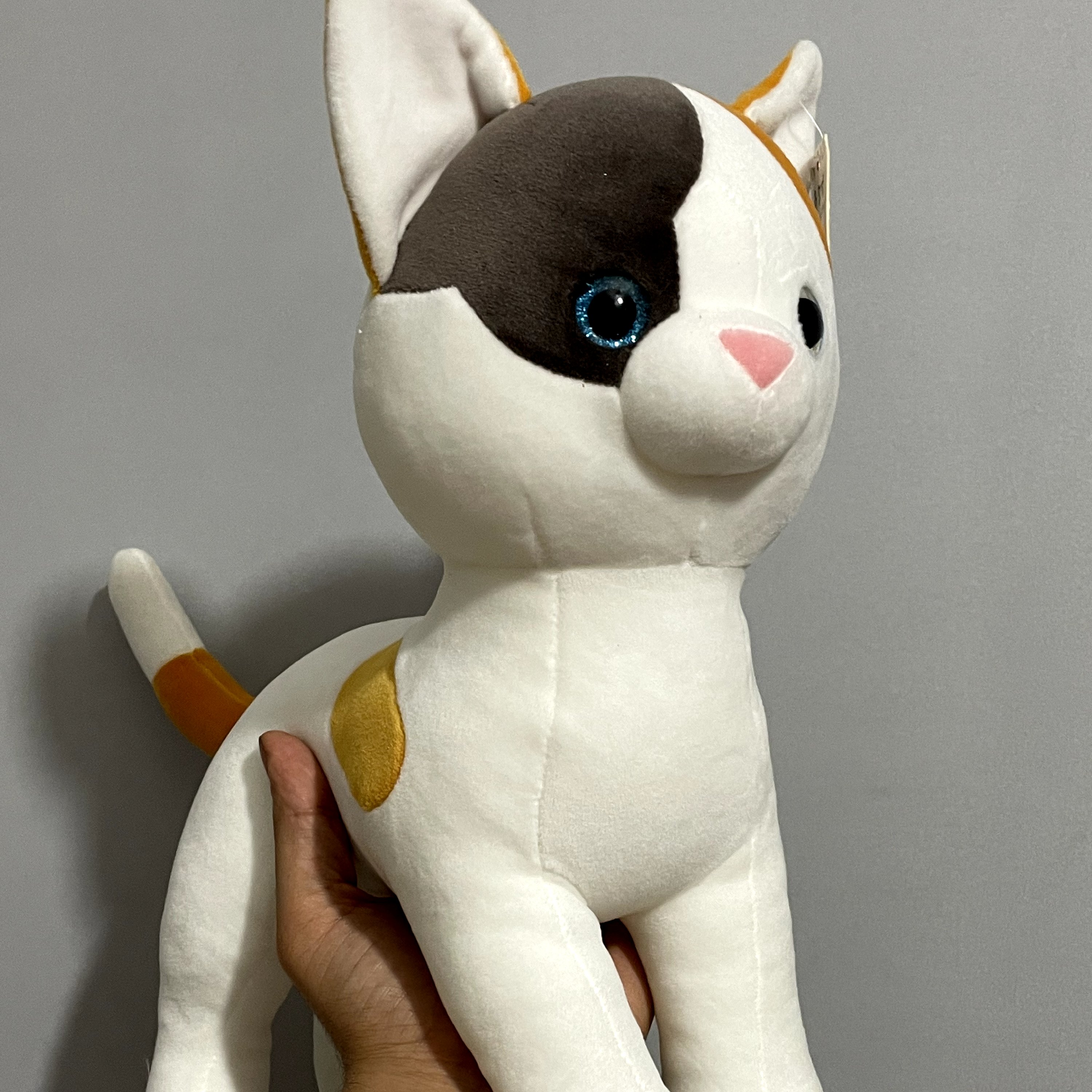 عروسک پولیشی خارجی پارچه نانو بسیار نرم گربه اسباب بازی پارچه ای