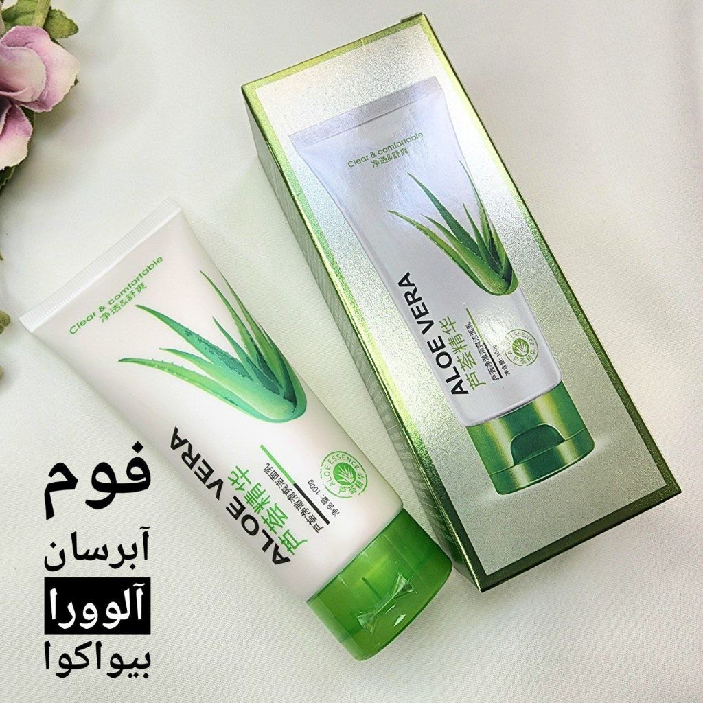 فوم آبرسان صورت آلوئه ورا بیوآکوا