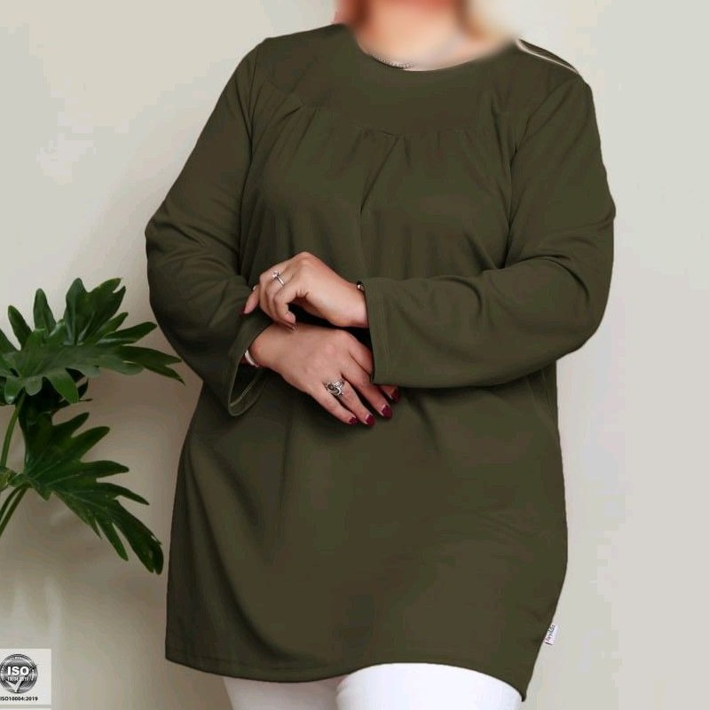 مانتو بیگ سایز تونیک بیگ سایز شومیز شیک سایز بزرگ یشمی سایز 44 تا 60