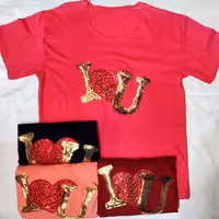 تیشرت پولک دوزی