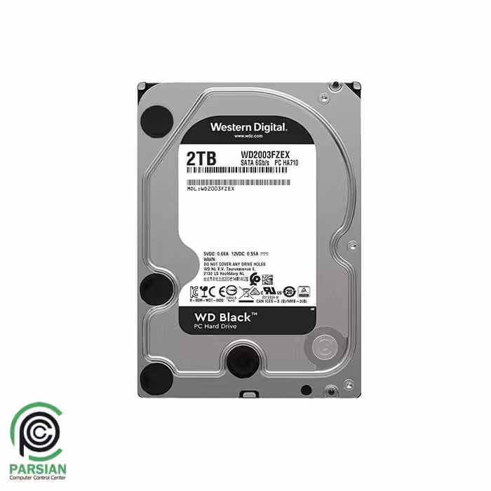 هارددیسک اینترنال وسترن دیجیتال مدل Black WD2003FZEX ظرفیت 2 ترابایت
