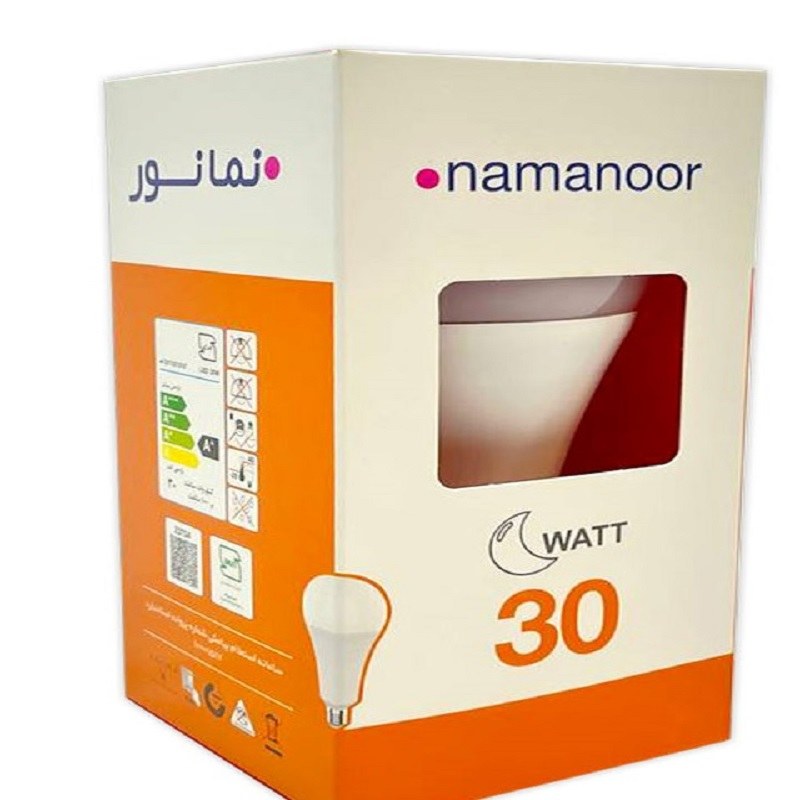 لامپ 30وات نمانور با 18ماه ضمانت 