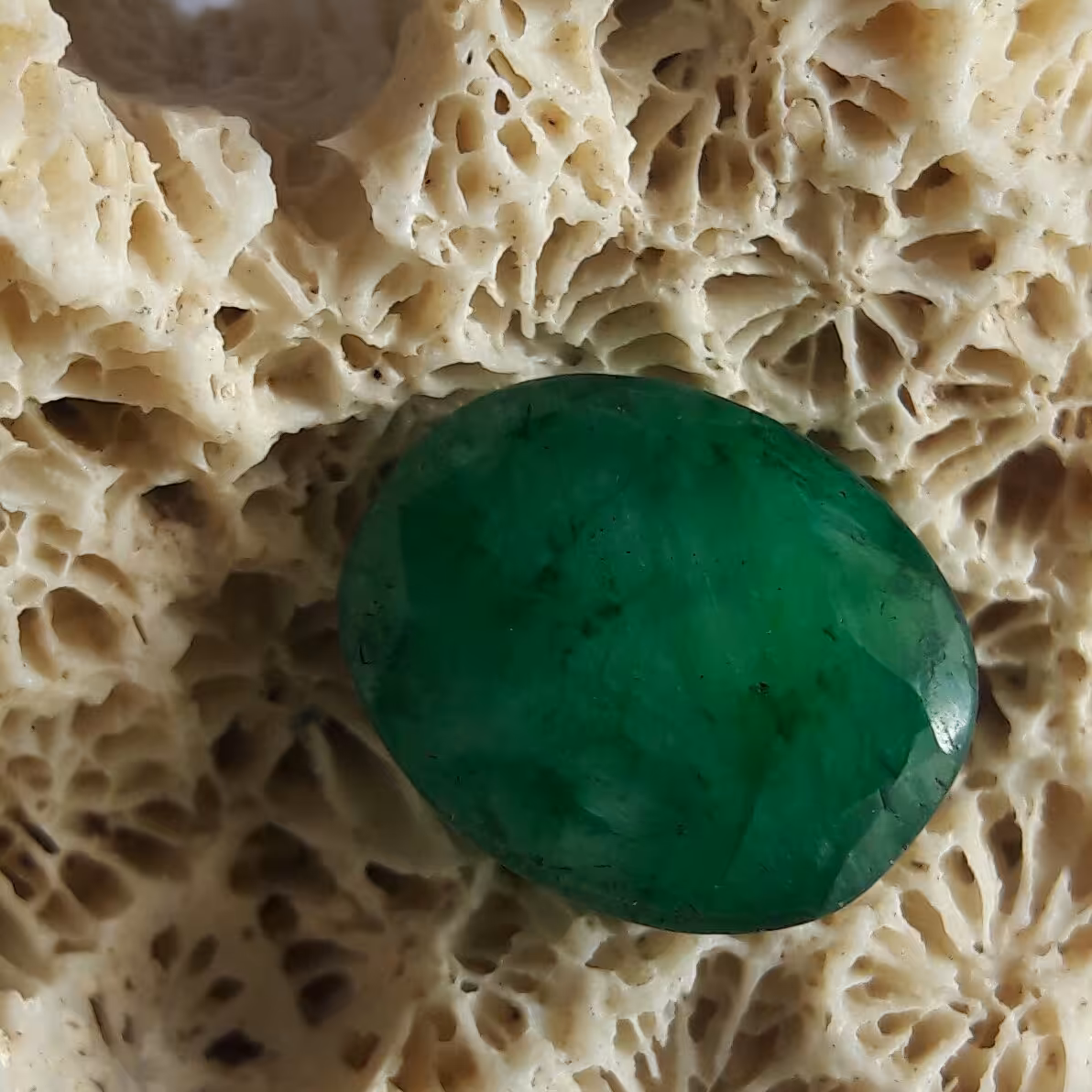 نگین جواهری زمرد هندی زیبا خاص