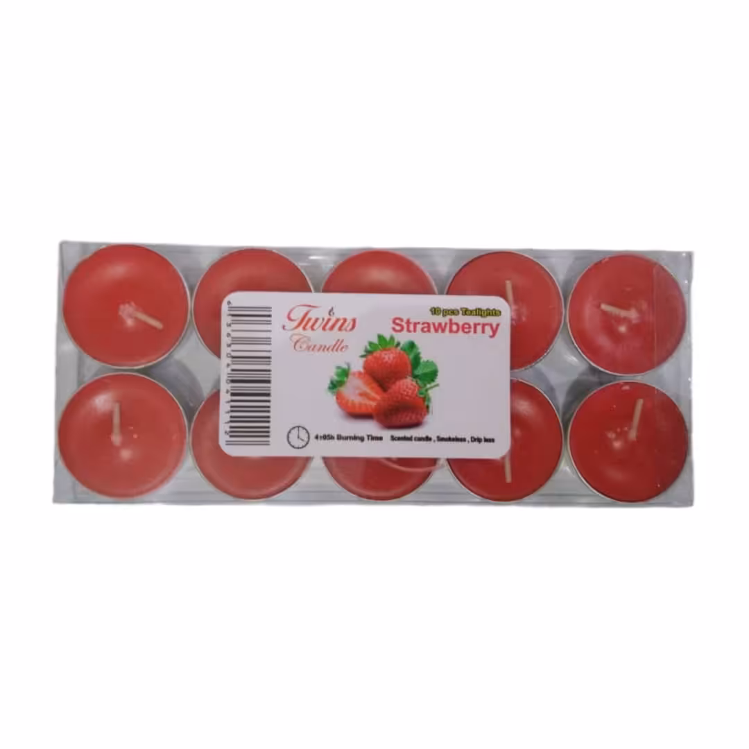 شمع وارمر معطر با عطر توت فرنگی 10 عددی