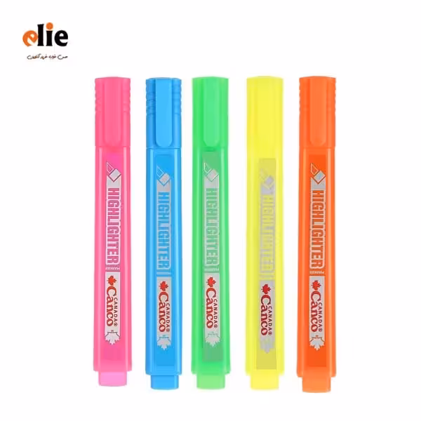 ماژیک هایلایتر قلمی کنکو بسته 5 عددی