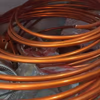 لوله مسی3/8وزن2400گرمی.ضخامت063 پسکرایه