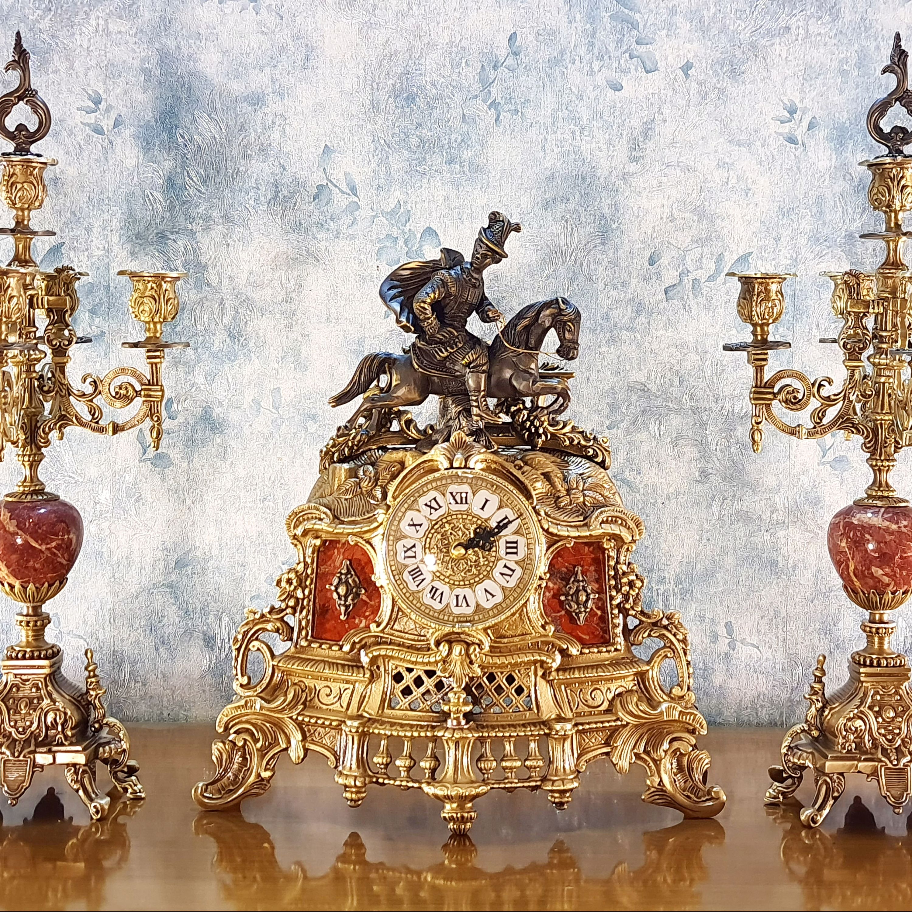 ست ساعت و شمعدان ناپلئون (باربری - پس کرایه )