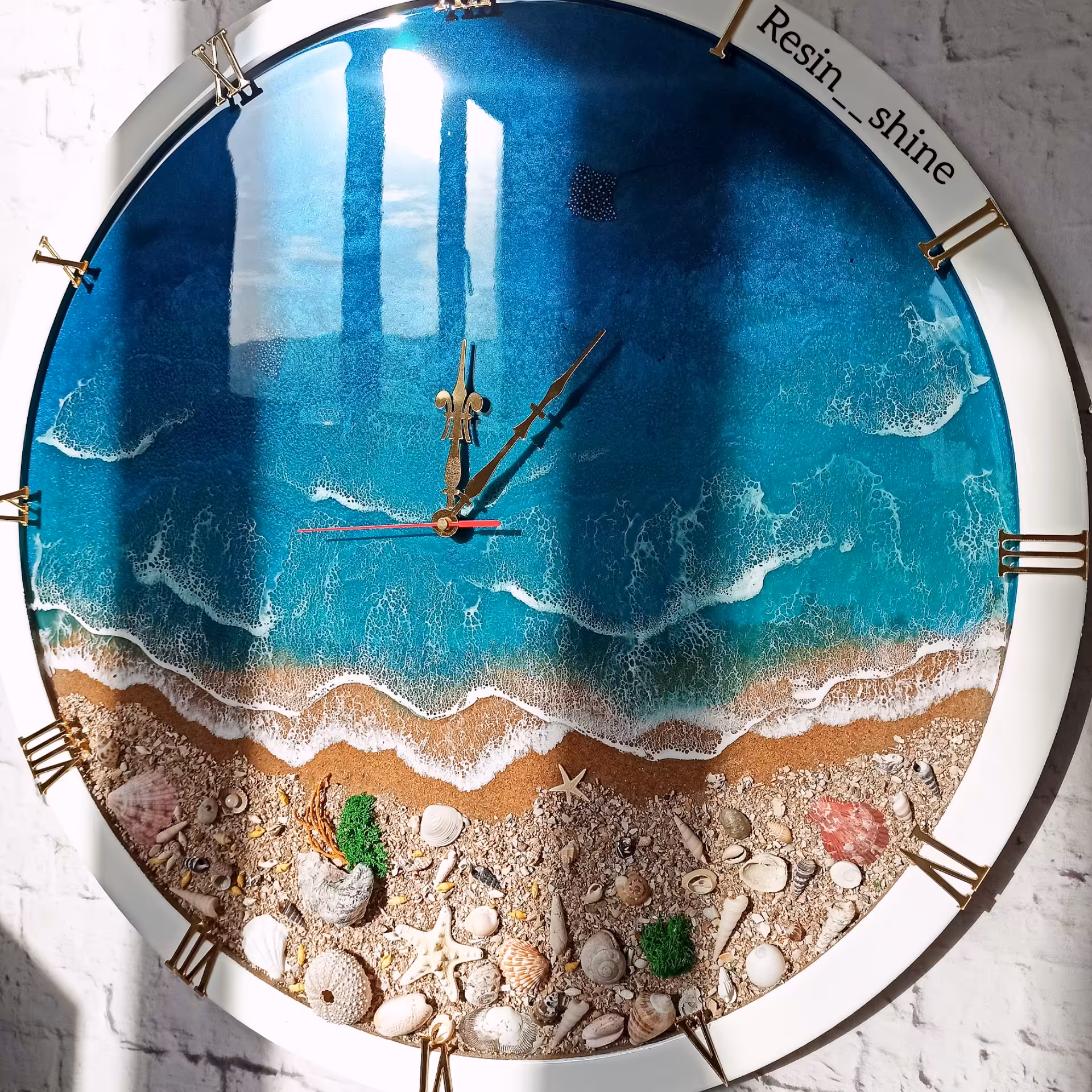 ساعت دیواری رزینی 