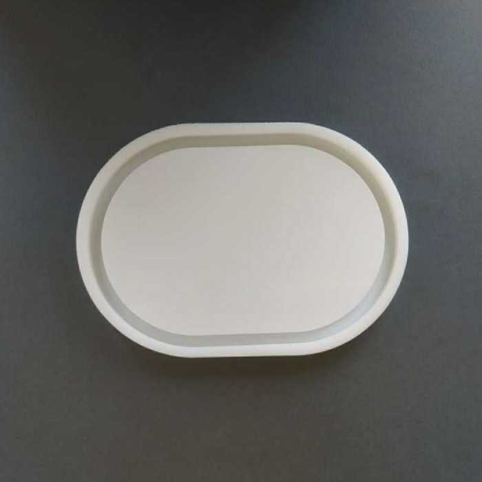 قالب رزین  مدل بیضی لبه دار 11*16 سانتیمتر