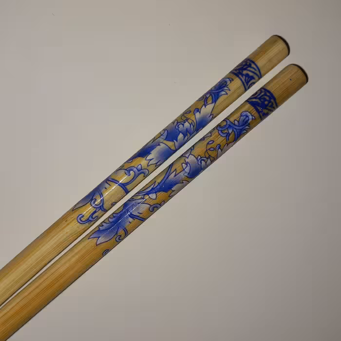 چاپ استیک آبی .. چوب غذای کره ای