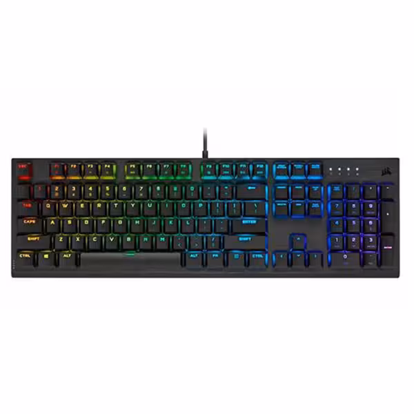 کیبورد گیمینگ مکانیکی کورسیر مدل K60 RGB PRO CHERRY VIOLA - پردیس پازار
