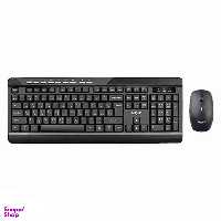 ماوس و کیبورد بی سیم رویال مدل KM-830