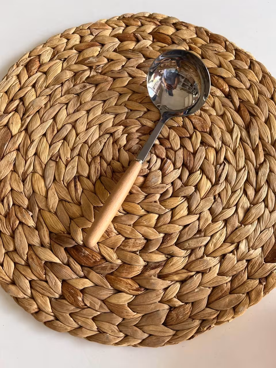 ملاقه دسته چوبی