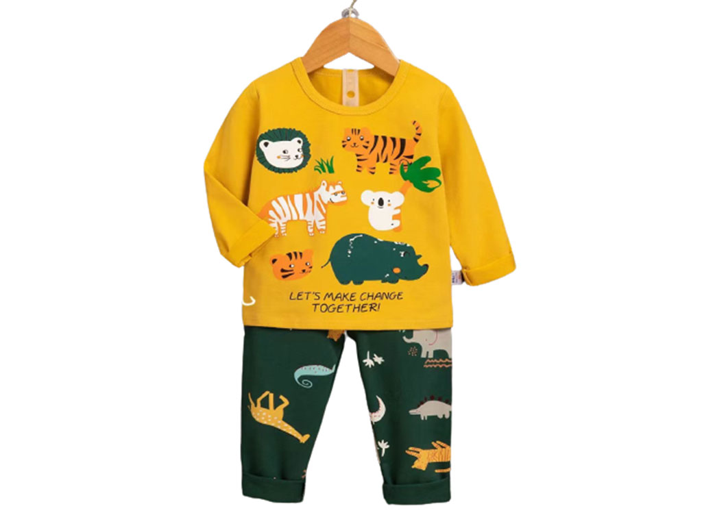 بلوز و شلوار راحتی پسرانه طرح حیوانات