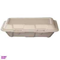 ظرف یکبار مصرف طرح فوم بسته 100 عددی