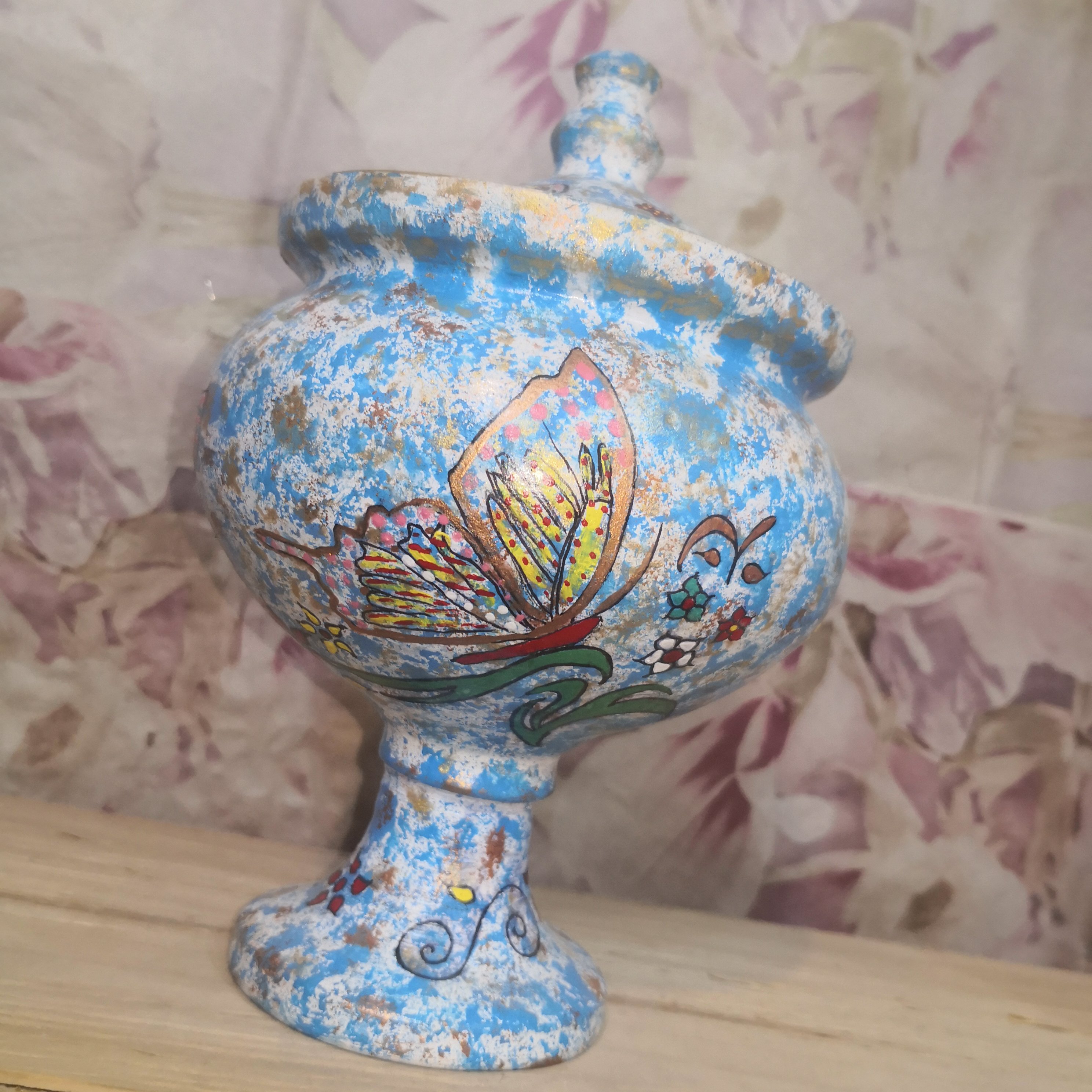شکلات خوری یا آجیل خوری در دار سفالی پایه دار، #تخفیف