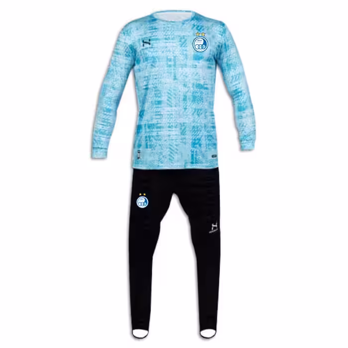 پیراهن و شلوار دروازه بانی استقلال 2023 (آبی)