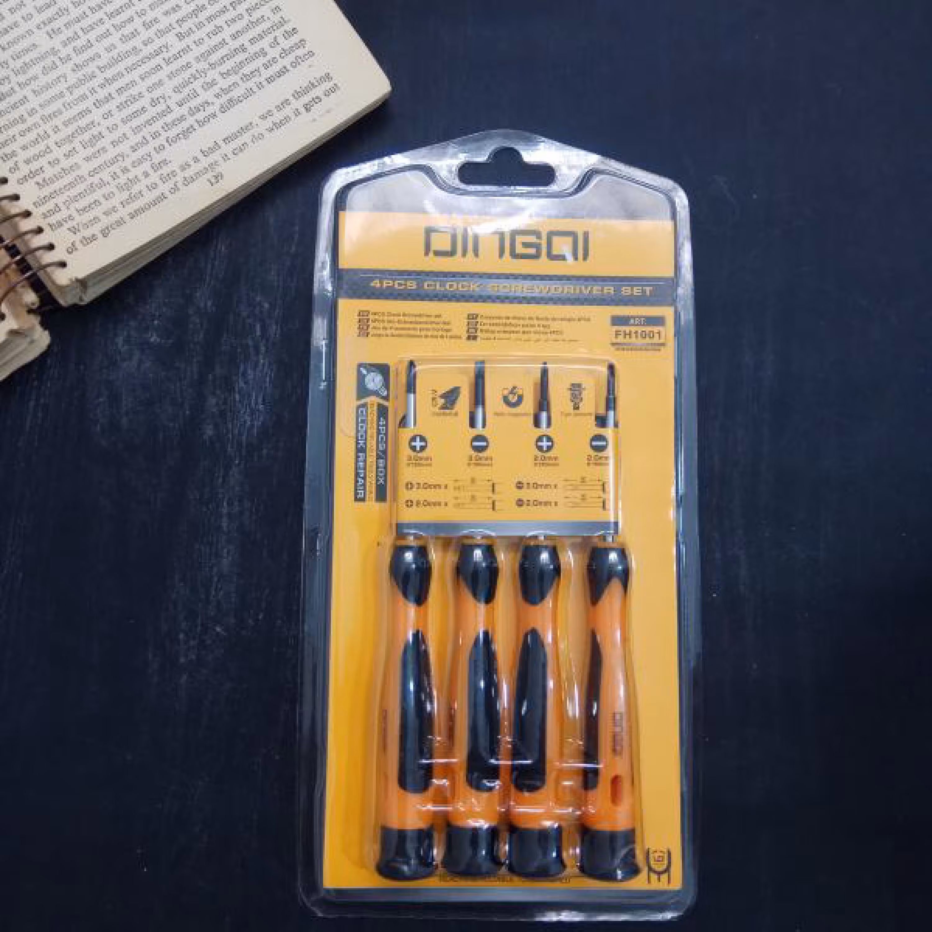 پیچگوشتی ساعتی چهار عددی دوسو و چهارسو  برند دینگشی(دینگی)