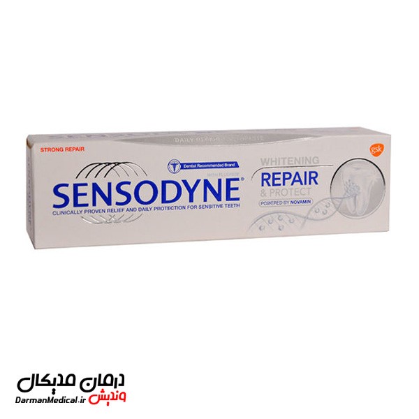 خمیر دندان سنسوداین مدل Repair & Protect حجم 100 میلی لیتر