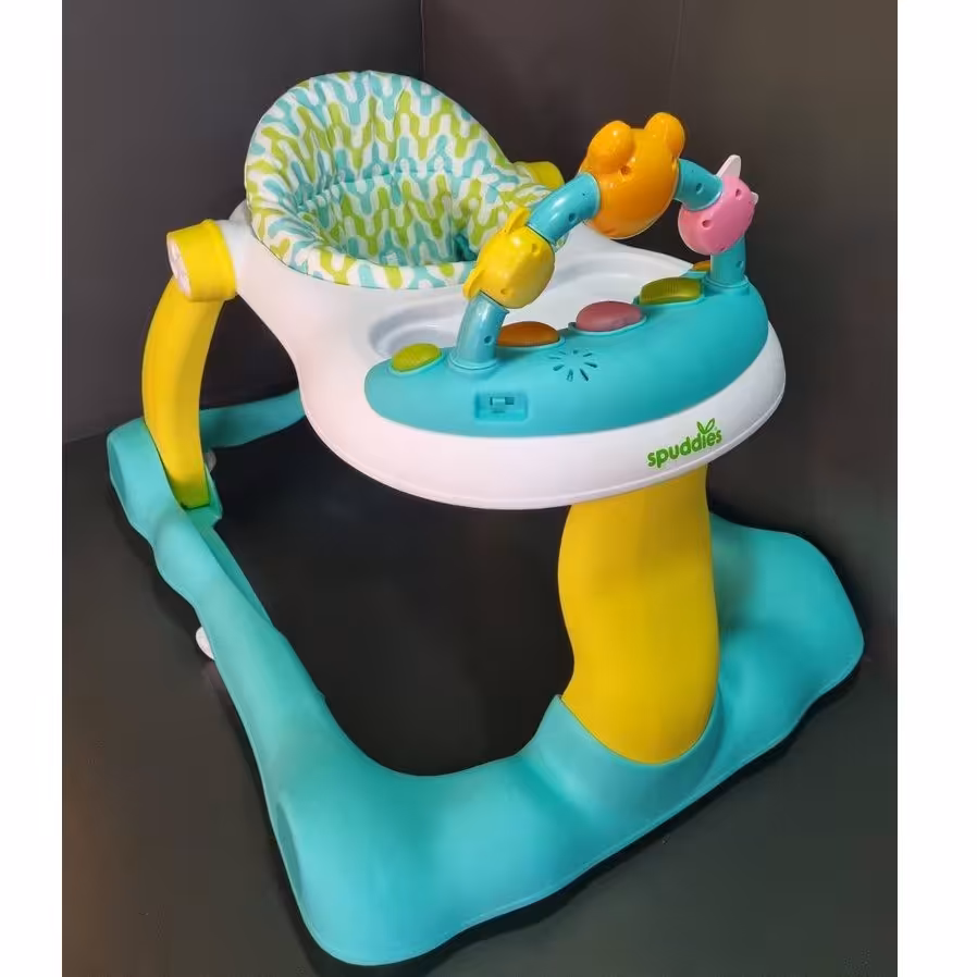 روروئک واکر شو اسپادیس Spuddies Bouncy Steps (3 in 1 Folding Walker)