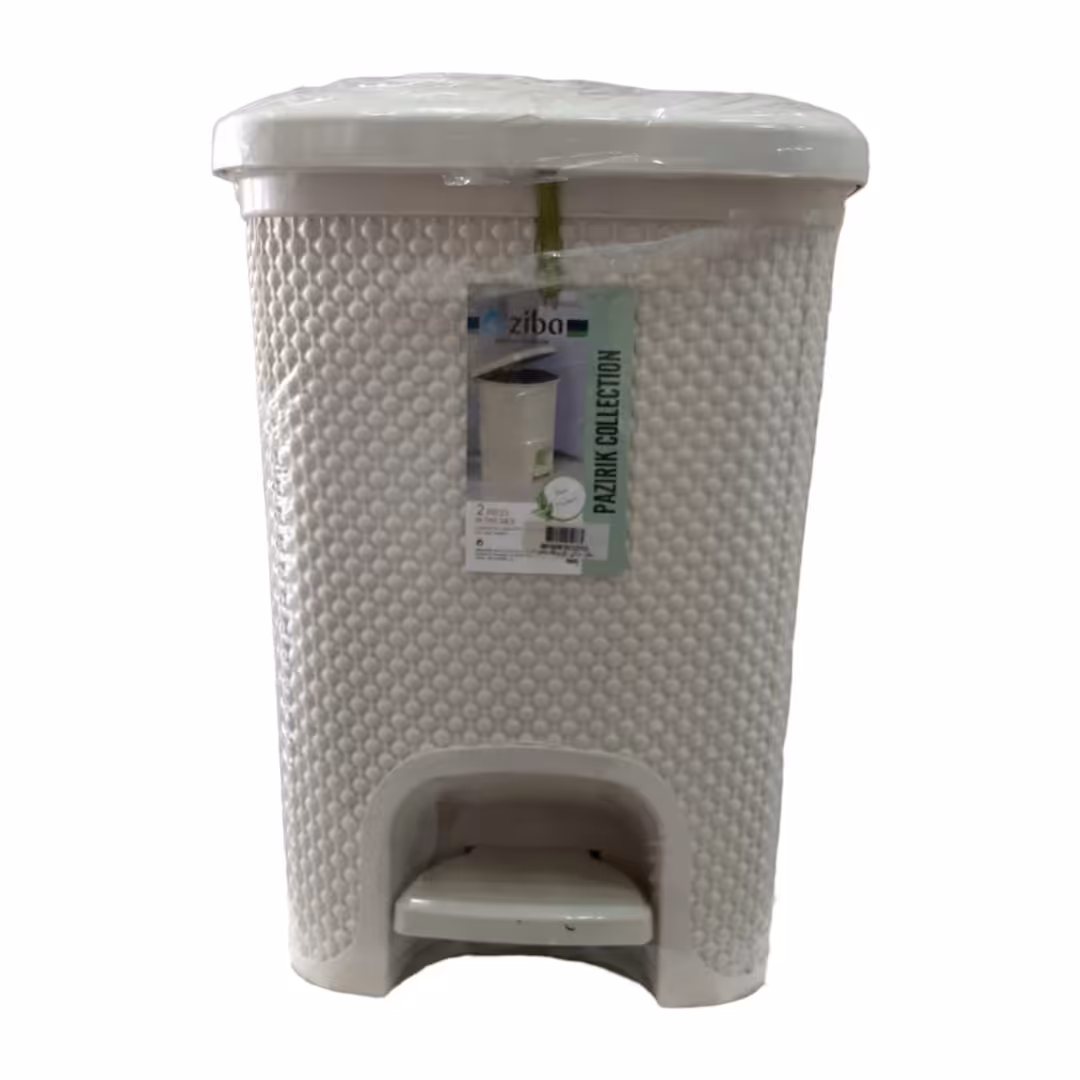 سطل زباله پدالی زیبا سازان مدل پازیریک سایز 1