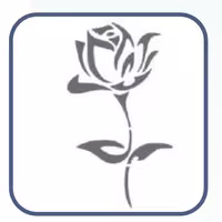 شابلون طرح گل کد 645 سایز 40 در 60