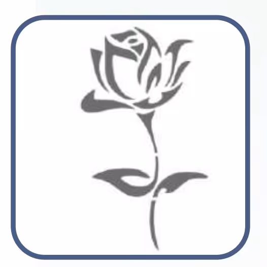 شابلون طرح گل کد 645 سایز 40 در 60