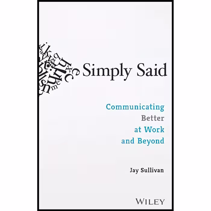 کتاب زبان اصلی Simply Said اثر Jay Sullivan انتشارات Wiley