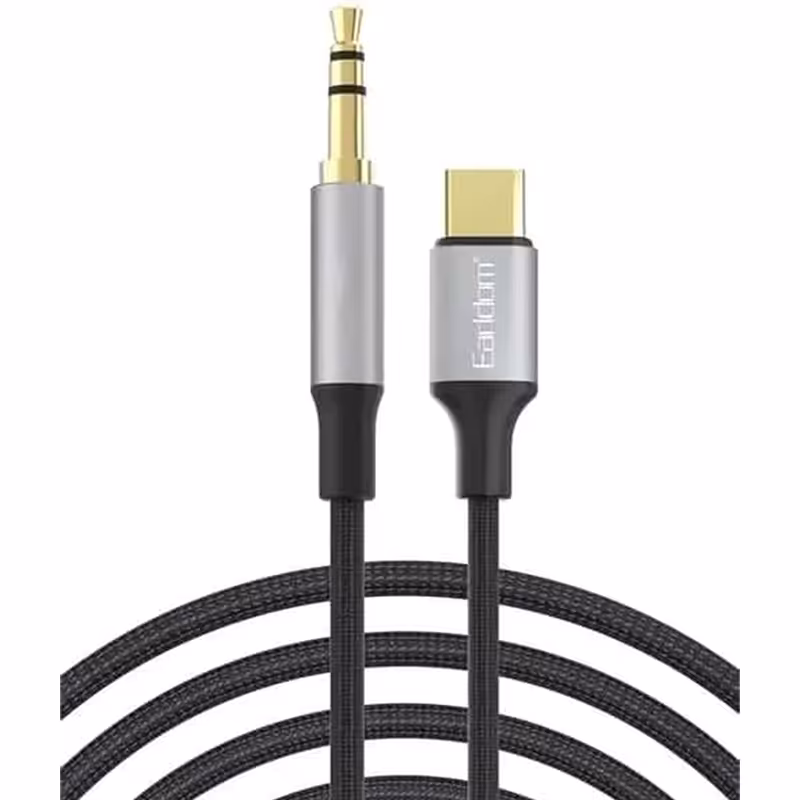 کابل تبدیل آی یو ایکس به تایپ سی یک متری ارلدام ET-AUX61